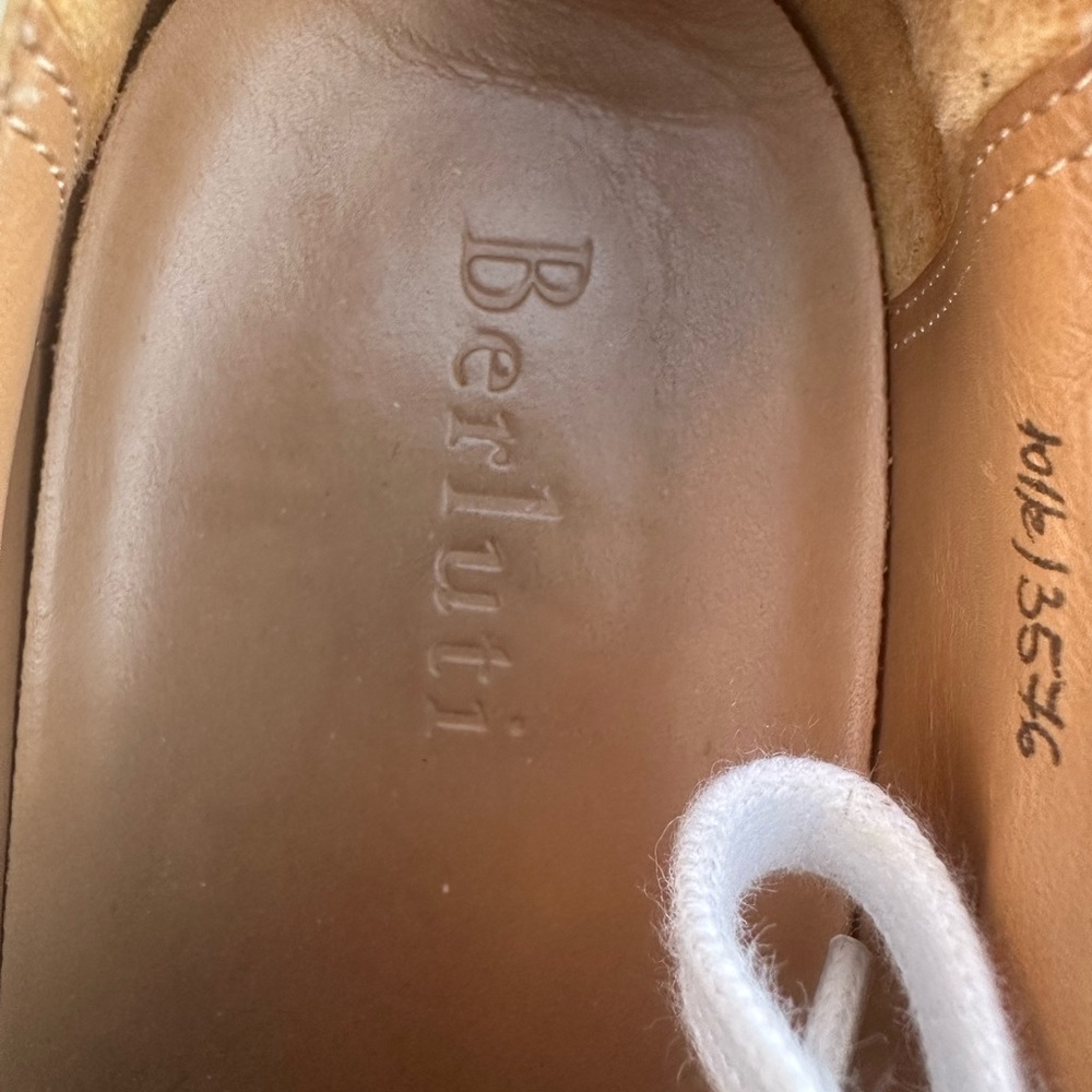 Berluti Low Top Sneakers In Brown Leather Athletic Shoes Sneakers - Picture 4 of 15